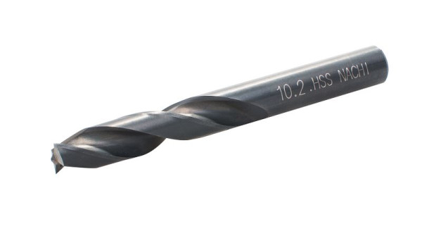 SW-staal HSS-spiraalboor, diameter 10,2 mm gemaakt van 23070L, 23070L-9