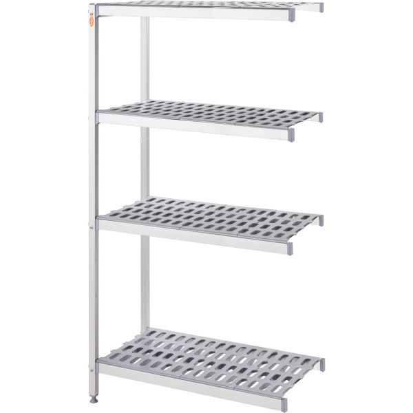 Stalgast aluminium opbergrek met 2 poten 1469x560x1680 mm (BxDxH), LT1156146