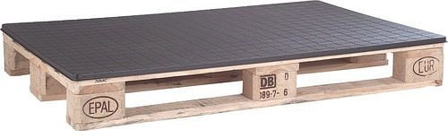 DENIOS pallethoes, gemaakt van ABS-RE, 805 x 1205 x 30 mm, glad, VE 5, 312671