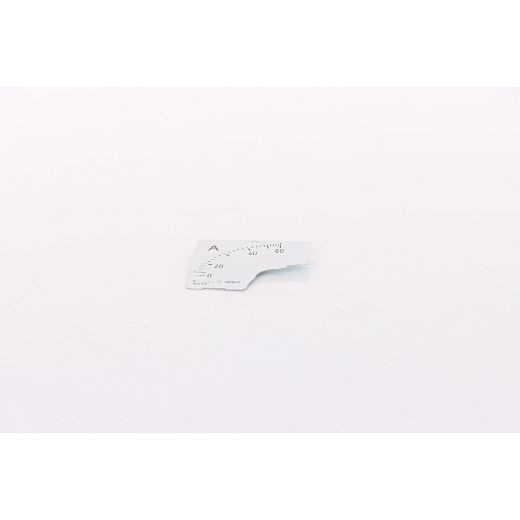 ELMAG schaal 0-60A voor ampèremeter 72x72mm, 9503780