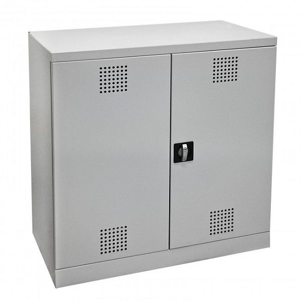 ADB chemiekast (klein), afmetingen HxBxD: 1000x1000x500 mm, kleur: lichtgrijs (RAL 7035), 40703