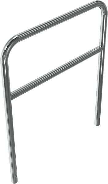Schake RVS beugel Ø 48 mm voor plaatsing in beton, met dwarsbalk, totale breedte 1000 mm, 449_22