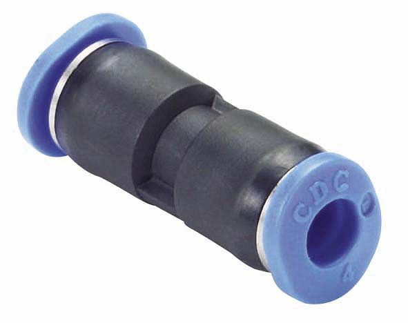 timmer B-GVM-6-KU, rechte connector mini serie, slang Ø: 6 mm, VE: 10 stuks, 03070302