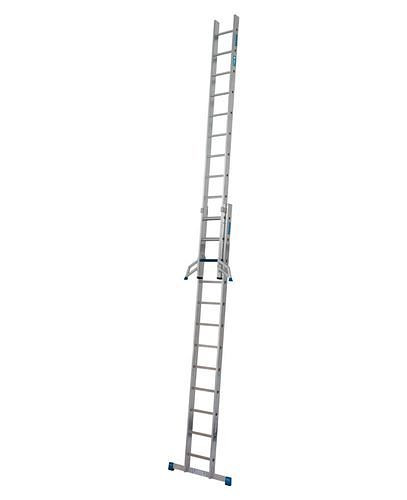Krause opsteekladder volgens TRBS 2121, aluminium, 2 x 12 sporten/treden, 270895