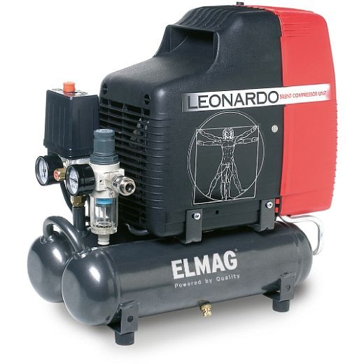 ELMAG olievrije speciale compressor LEONARDO 110/10/6 W, 1450 rpm, 10302