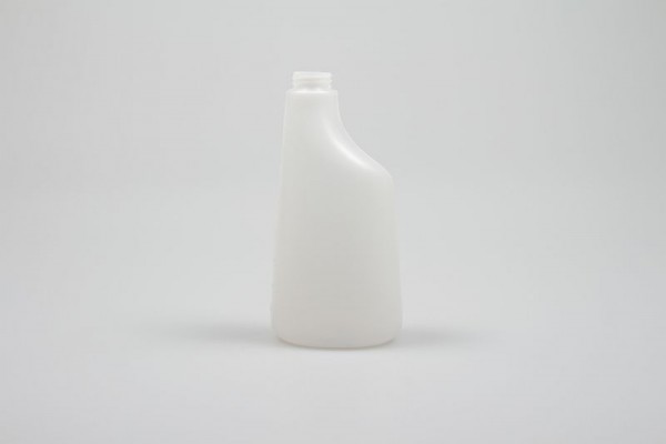 De Witte polyethyleen fles 600 ML transparant met milliliter schaal + niveau lijn, 901.200.108