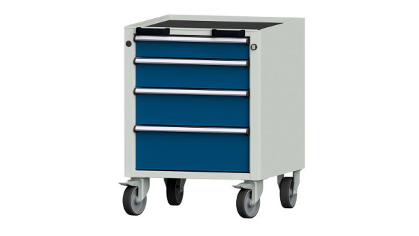 ANKE werkbanken, verrijdbare bak, model 55 V, 570 x 615 x 750 mm, RAL 7035/5010, kuip, 450.160