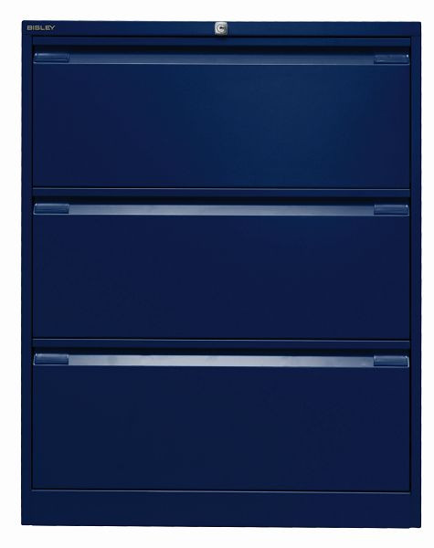 Bisley hangmapkast, dubbel spoor 3 HR laden, Oxford blauw, DF3639