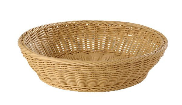 APS mand, rond, Ø 37 cm, hoogte: 9 cm, polypropyleen, lichtbeige, -PROFI LINE-, 50210