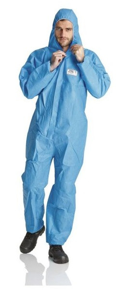 ProSafe 1 overall, capuchon, antistatisch, blauw, maat XL, VE: 50 stuks, PS1B-XL