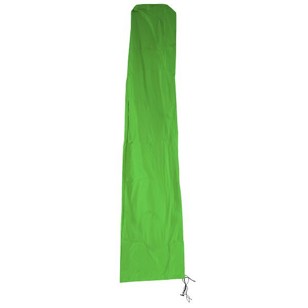 Mendler Meran beschermhoes voor marktparaplu's tot 5m, hoes met rits, groen, 45564