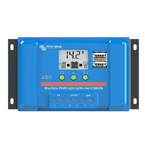 Victron Energy zonnelaadcontroller BlueSolar PWM-LCD&USB 12/24V-20A, 321838