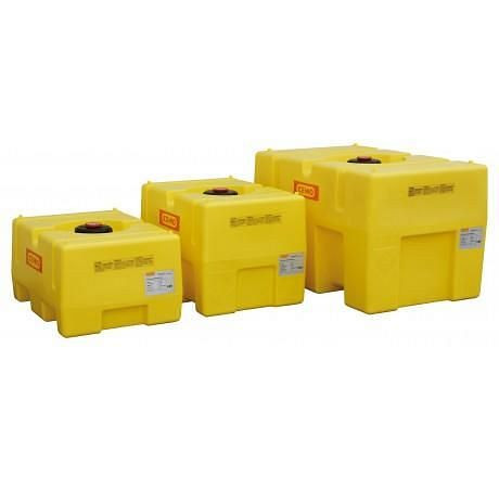 Cemo PE vat 200l doosvormig compleet, 10096