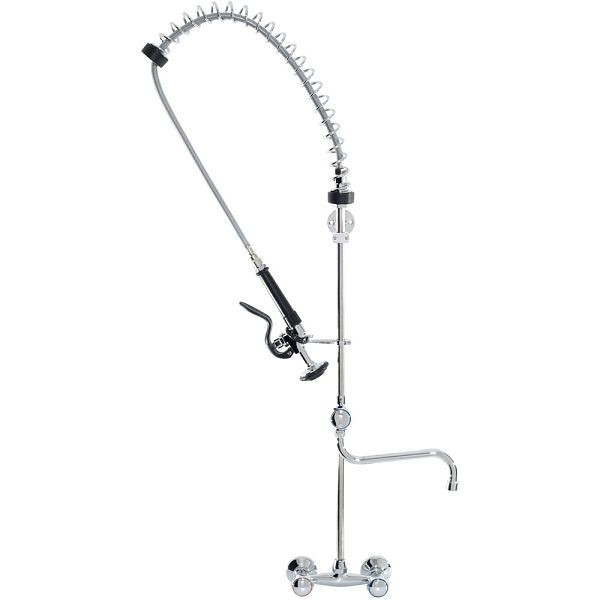 Stalgast serviesdouche met mengkraan, tweegats wandmontage, met kraan, twee mengkranen, SM2104127