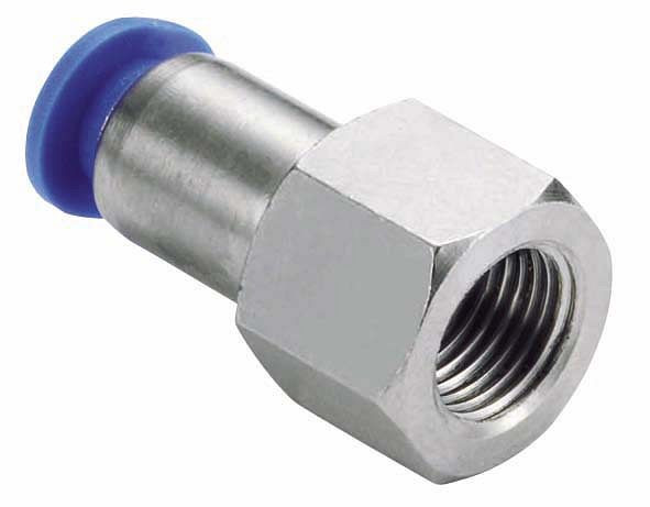 timmer B-GAM-3-M5-MSv, Mini serie rechte schroefkoppeling met binnendraad, slang Ø: 3 mm, draad: M5, VE: 10 stuks, 03180401