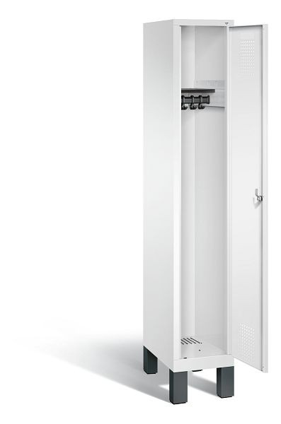 C+P garderobe Evolo, H1850xB320xD500mm, kleur: verkeerswit, 48010-10 S10129