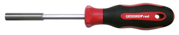 GEDORE bitschroevendraaier rood 1/4, lengte 100 mm 2K-handvat, 3301343