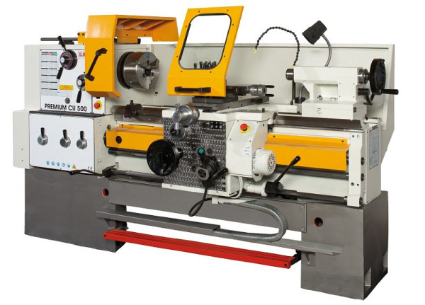 ELMAG universele draaibank, PREMIUM CU 500 hartbreedte 1500 mm, inclusief RÖHM klauwplaat, 88671