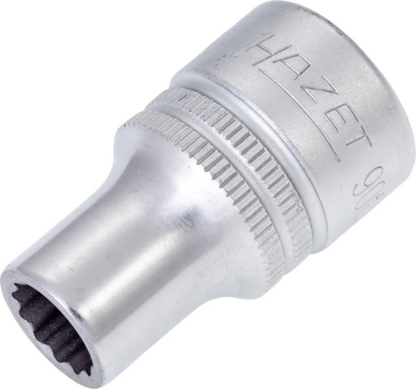 Hazet-dop, bi-hex, hol vierkant 12,5 mm (1/2"), buiten dubbel-hex tractieprofiel, 3/8", 900AZ-3/8