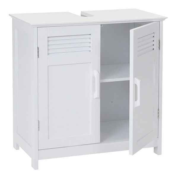 Mendler HWC-A85 badmeubel, badkamermeubel 60x60x30cm, wit, 60372