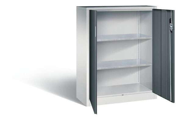 C+P gereedschapskast Acurado, H1200xB930xD400mm, kleur: lichtgrijs / antracietgrijs, verzonken handgreep, 8520-000 S10104