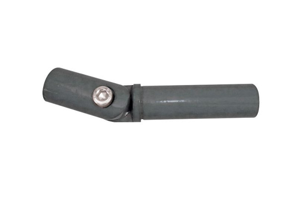 Schake aluminium stijlpaal serie 495.01B, verbindingsstuk aluminium verbindingsstuk toepasbaar tot 90° voor verschillende hellingen en hoekposities, 495_24B