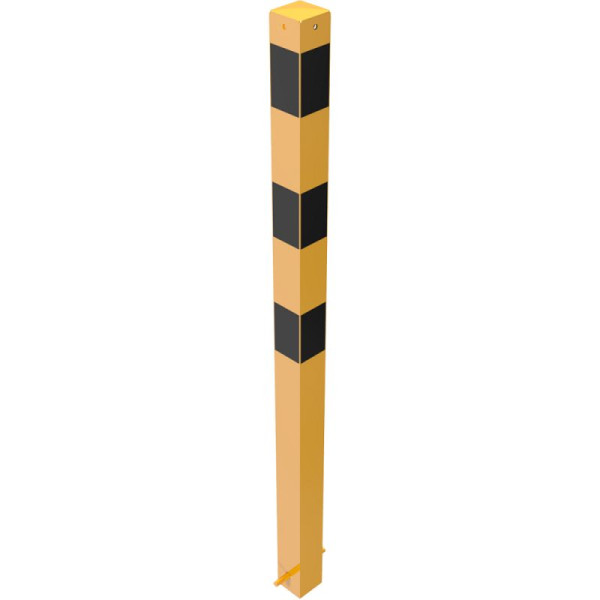 Stein HGS HGS stalen buispaal/stambeveiligingspaal, stationair, voor betonverankering met grondanker, zonder ogen, materiaal: stalen vierkante buis 70 x 70 mm, 470bg