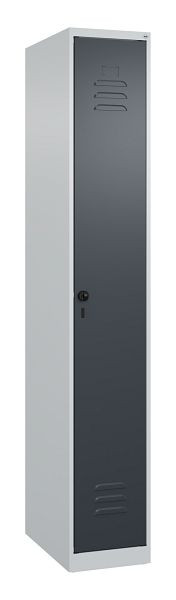 C+P luierkluis Classic PLUS, 1850x300x500mm, 7035/7016, veiligheidsdraaigrendel, 080000-10 S10003
