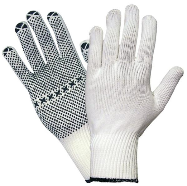 Hase Safety NAMUR, 5-Fg.-Sicherheitshandschuhe, Nylon/BW-Strick genoppt, Größe: 6, VE: 12 Paar, 507555-6