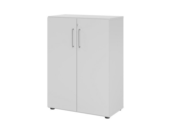 Hammerbacher kast 938T3, 3 OH, romp: grijs / voorkant: grijs, 80 x 42 x 110 cm (BxDxH), V938T3/5/5/BS