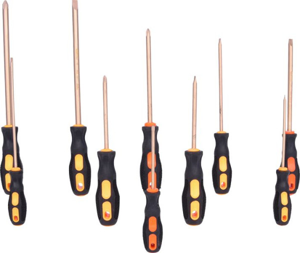 KS Tools BERYLLIUMplus schroevendraaierset, 10-delig, 962.0807