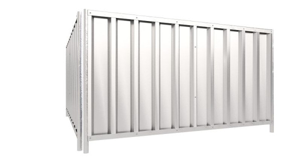 Schake bouwhek trapeze, verzinkt, hoogte: 1,2 m, 3B1222V