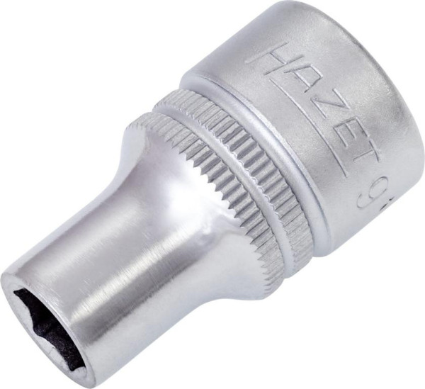 Hazet dopsleutelinzet, zeskant, vierkant hol 12,5 mm (1/2 inch), uitwendig zeskant tractieprofiel, 9 mm, 900-9