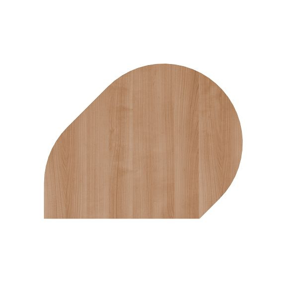 Hammerbacher aanbouwtafel LA81, 80 x 103 cm, blad: notenhout, 25 mm dik, aanbouwtafel met onderstel in grafiet, werkhoogte 68,5-81 cm, VLA81/N/G