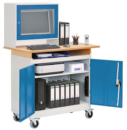 Bedrunka + Hirth houten plank beuken multiplex, voor computer trolleys 110-6, 1200 x 600 x 25 mm, 03.12 / 60.25