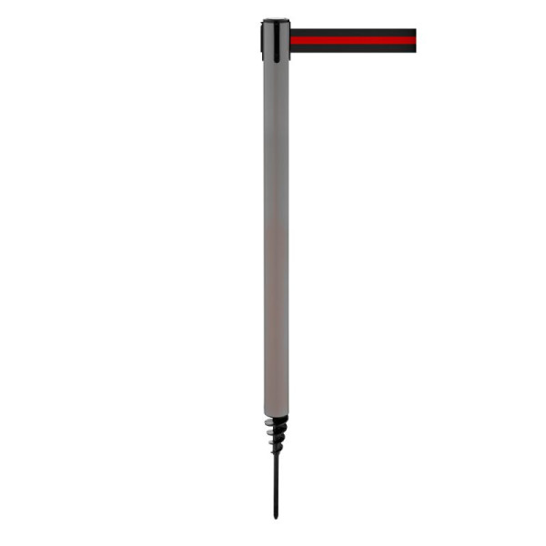 Stein HGS HGS personengeleidingssysteem -P-Line Outside-, grijs, zwart/rood/zwart horizontaal (gestreept), met veiligheidssluiting (zelfontgrendelend), 37686-0602