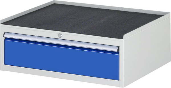 RAU ladekast serie 7000, B770xD650xH285mm, lade: 1xH180mm, metalen onderstel met 3-zijdige rolrand en antislipmat, 03-XL1.0A-MT.11