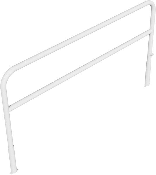 Schakedeflectorbalk Ø 60mm afneembaar en draaibaar met driehoekslot met kniebeugel, thermisch verzinkt, totale breedte: 2500 mm, 465_35F