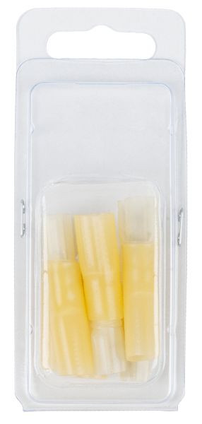 KS Tools assortiment geïsoleerde krimpverbinders, geel, AWG12-10, 6-delige bus, 970.0690