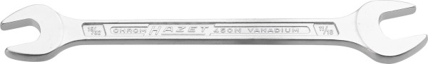 Hazet dubbele steeksleutel, buiten zeskant profiel, 19/32 x 11/16", 450NA-19/32X11/16V