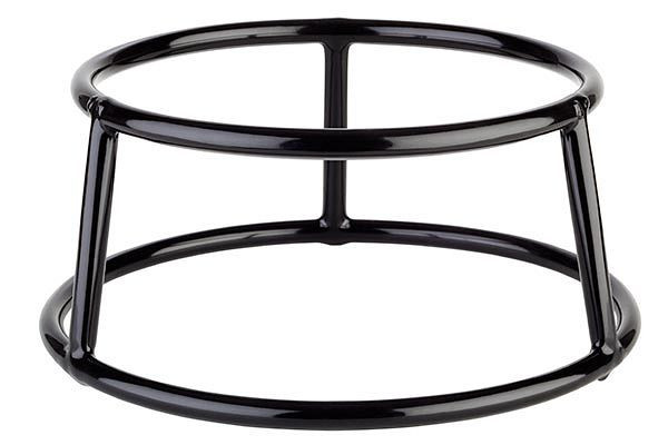 APS buffetstandaard -MULTI ROUND-, Ø 15,5 / 18 cm, hoogte: 8 cm, metaal, zwart gecoat, voorzien van antislip rubberen coating, 33269