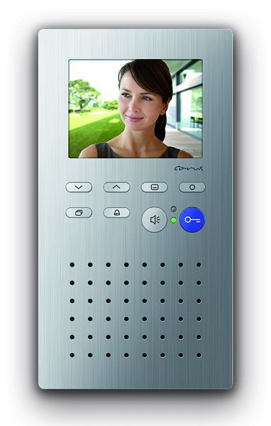 TCS video binnenstation voor handsfree serie Carus ORIGO, opbouw zilver, CAI2000-0150