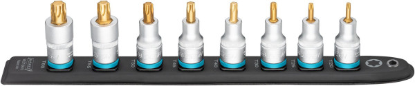 Hazet SmartRail, vierkant, hol 12,5 mm (1/2 inch), binnen TORX® profiel, aantal gereedschappen: 8, 992T-SR/8