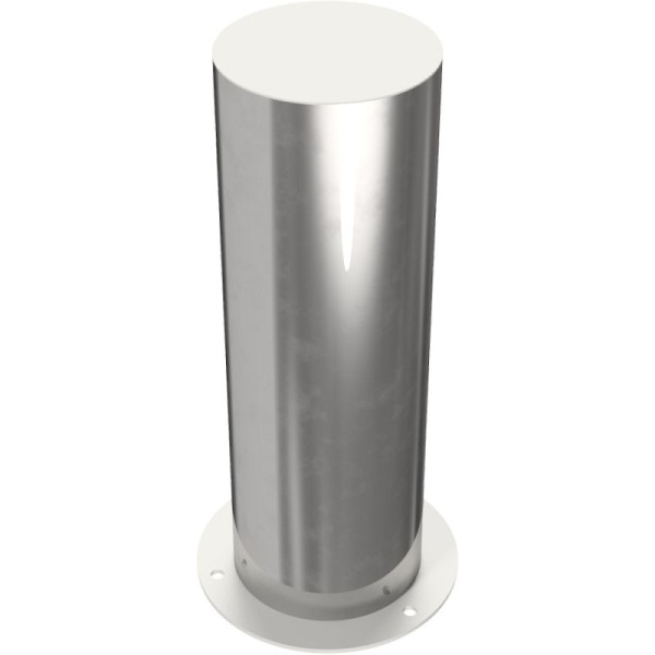Stone HGS afzetpaal -Bollard-, vast, 600mm / voor deuvels, met voetplaat Ø 250mm, zonder ogen, 40204p