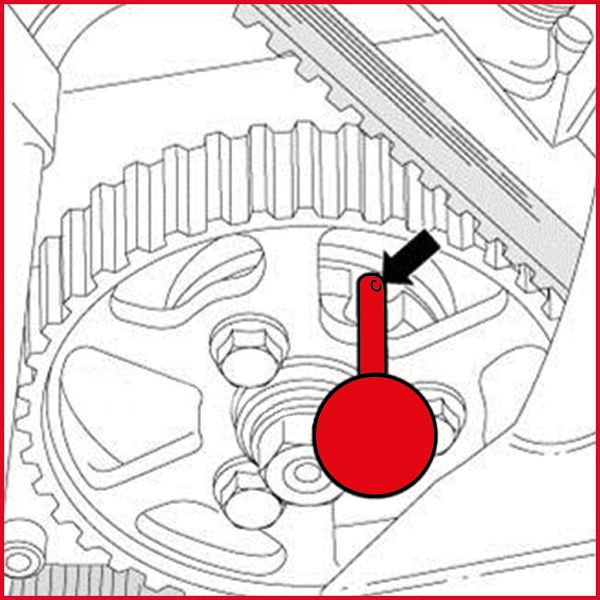 KS Tools motordistributiegereedschapset voor VAG, 6-delig universeel, 400.2700