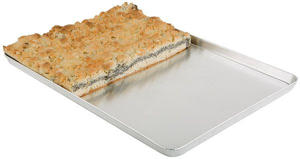 APS displayblad / toonbankblad, 40 x 25 cm, hoogte: 2 cm, aluminium, materiaaldikte: 0,8 mm, hittebestendig tot 230°C, 13377