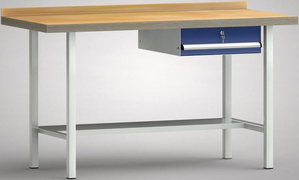KLW standaard werkbank - 1500 x 700 x 840 mm L x D x H, WS003N-1500M40-E7002