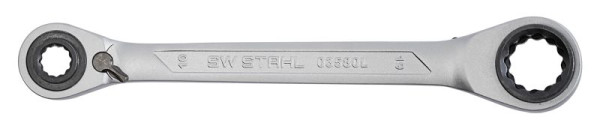 SW stalen ringratelsleutel, 4-in-1, 03580L