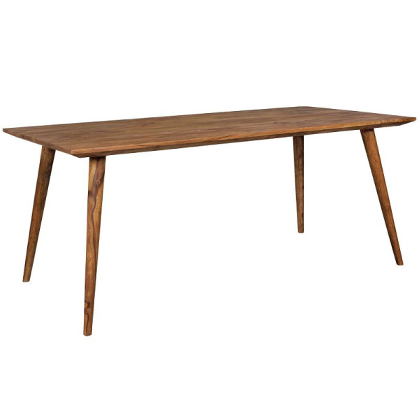 Wohnling eettafel REPA 180 x 80 x 76 cm Sheesham rustiek massief hout, 6 - 8 personen, WL1.963