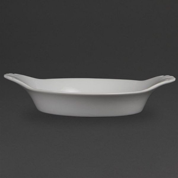 Olympia Whiteware ronde gratineerschalen wit 22 x 17,7cm, VE: 6 stuks, B433